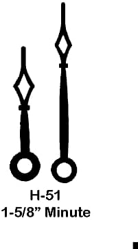Generic Silent Snap-in Clock Movement with Press-On Hands