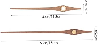 ETHZZLE - 5PC Wood Brass Clock Pointers for DIY Clocks