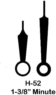Clock Movement Replacement Set with Snap-On Hands