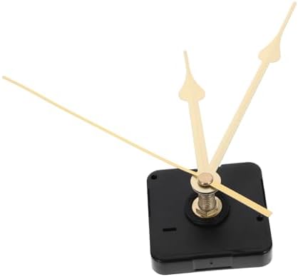 DOITool Clock Hands Set Golden Plastic Replacement for Wall Clocks