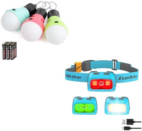 Hiking Lights Rechargeable Headlamp Bundle