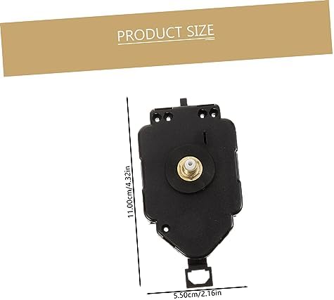 DOITOOL 1-Pack Clock Mechanism Kit - Easy-to-Replace Parts for Clocks