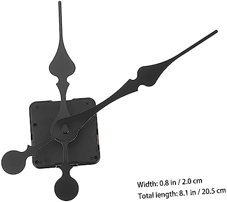 DOITOOL 6-Set Wall Clock Mechanism Set