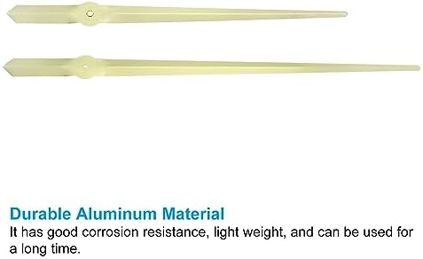 Replacement Clock Hands Kit - Aluminum for DIY Clock Repair