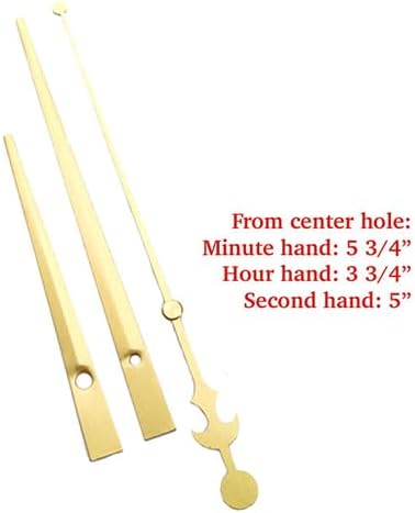 Dhorcas Designs Replacement Motor 6 Clock Hands Kit