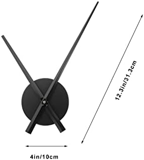 Premium silent 3D wall clock movement for DIY quartz clocks Black