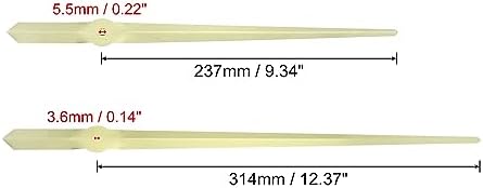 Replacement Clock Hands Kit - Aluminum for DIY Clock Repair