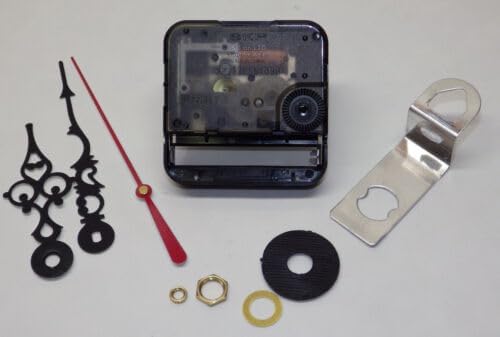 Replacement Clock Movement for 716-inch Dial Ends with Black Hands