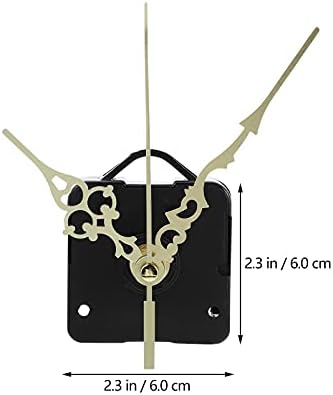 3EXCEART Hand Cross Stitch Spade Clock Motor Replacement for Wall Clocks