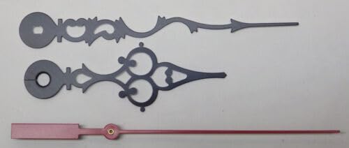 Serpentine Replacement Clock Hands for Quartz Clock Black