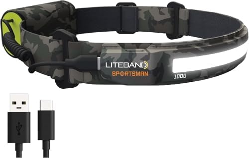 Liteband PRO 1000 1000 Lumens Rechargeable Tactical Headlamp