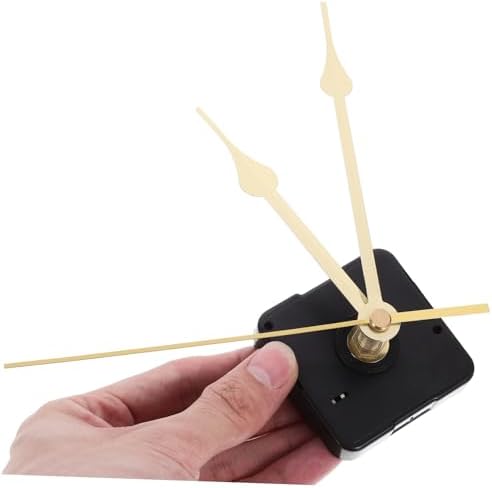 DOITool Clock Hands Set Golden Plastic Replacement for Wall Clocks
