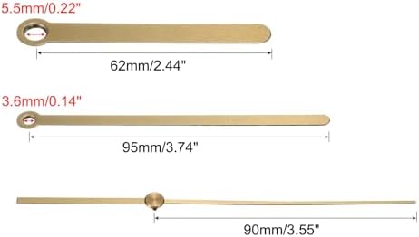 Durable Aluminum Replacement Clock Hands Kit