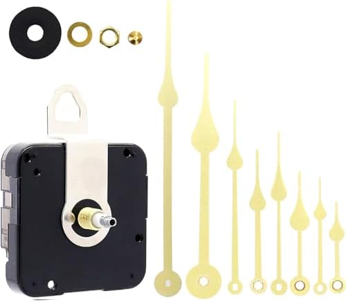 Precision Replacement Clock Mechanism with Clock Hands