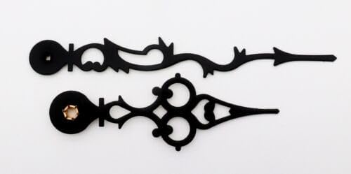 Serpentine clock hand replacement for Kienininger grandfather clocks
