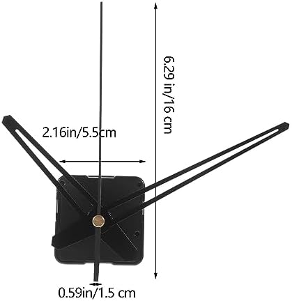 Uonlytech Wall Clock DIY Clock Parts Kit Accurate Wall Clock Hands with Mechanism
