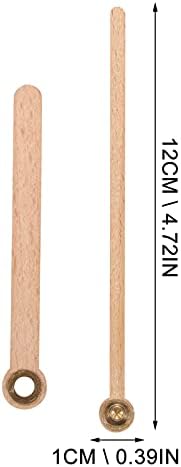 EXCEART Replacement Wooden Clock Mechanism CC1 for Mobile Clocks