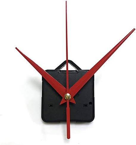 10pack Wall Clock Mechanism - Red Metal Hands Mute Clock Movement