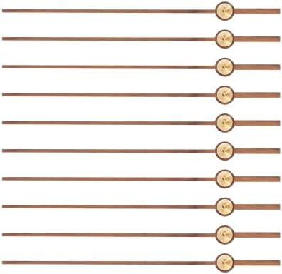 EXCEART10Pcs Wooden Second-Hand Clock Mechanism Kit