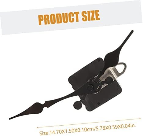 Elegant Black Wall Clock Movement Kit