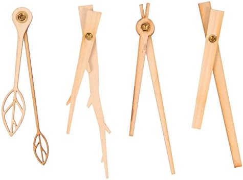 UOnlyTech 10-Inch Decorative Wooden Clock Hands Set