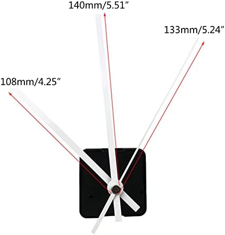 Upgraded Silent Quartz Movement Watch Repair Set for Home Clocks
