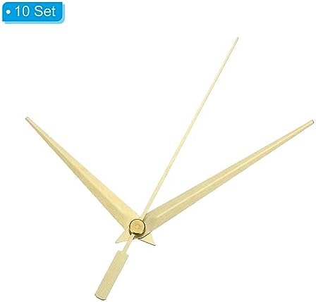 Aluminum Gold Clock Hands Kit for DIY Repair Quiet Accurate Replacement