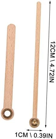 Durable Wooden Clock Pointer Kit - Set of 3 with Silent Mute Hands