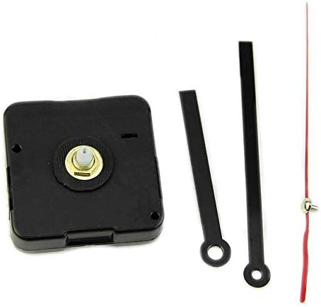Hands DIY Wall Clock Repair Kit Black Red