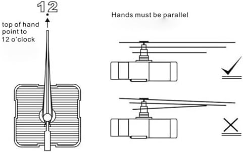 Precise Long Shaft Clock Movement Kit