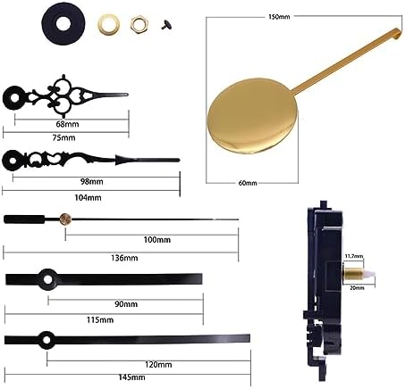 Pendulum Clock Repair Kit Easy to Replace or Repair