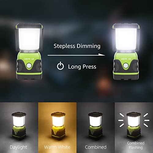 1000LM Battery-Powered LED Camping Lantern