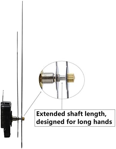 Battery-Powered Quartz Wall Clock Movement Mechanism DIY Replacement Parts
