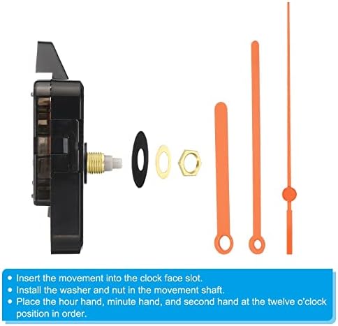PATIKIL Clock Mechanism Replacement Kits DIY Wall Clock Parts Made Easy