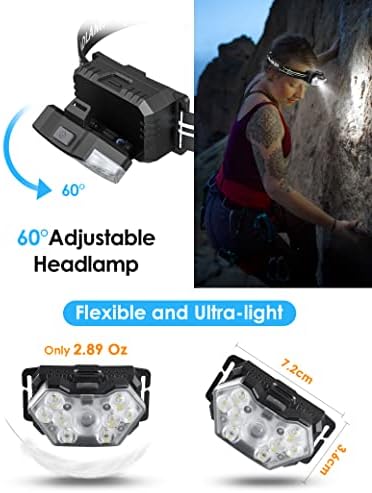 9 LED Super Bright Headlamp 2-Pack