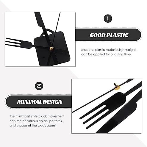 OSALADI DIY Plastic Clock Mechanism Kit