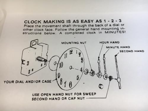 SKP Clock Quartz Movement Fits 58 Dial