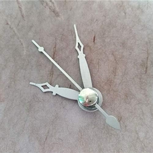 50sets Silvery Metal Quartz Clock Hands for Perfect DIY Clock Arms
