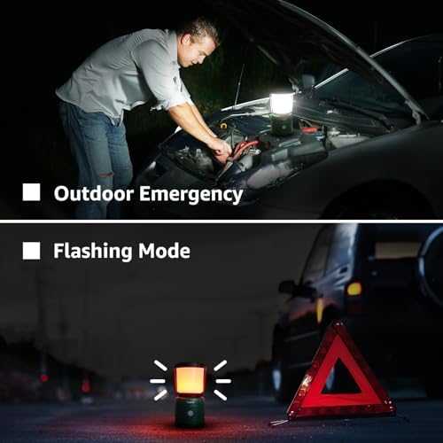 1500LM LED Camping Lantern Waterproof with 4 Light Modes
