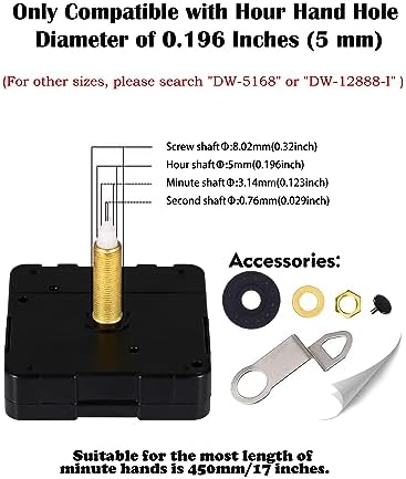 DEEWISH DW-1688 Clock Repair Kit