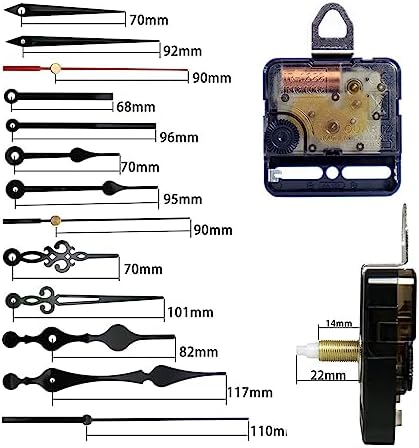 Premium Replacement Clock Movement for Wall Clocks