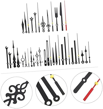 Sturdy Plastic Clock Hands Kit for Wall Clock Repair
