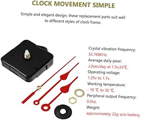 Silent Quartz Clock Movement Set