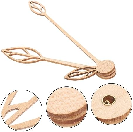 Homoyoyo 1 Set Maple Wood Clock Repair Kit for Wall Clocks