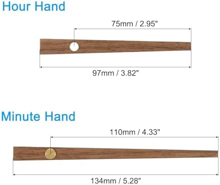High-Quality Wooden Clock Hand Kit for Home Use