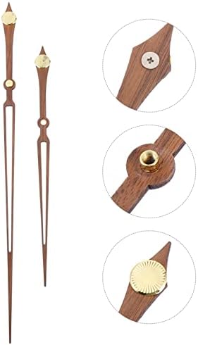 Hemobllo Wooden Clock Hands 1 Set Style Unique Perfect for Clock Repair