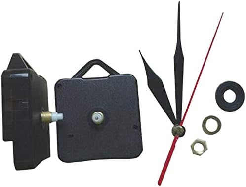 Black Set of 10 Clock Movement Parts and Accessories with Hooks