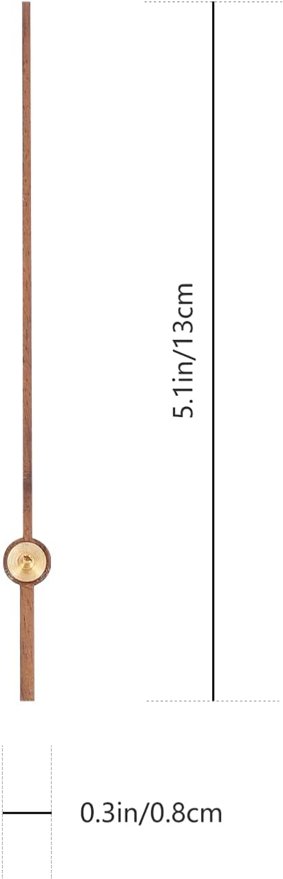 EXCEART10Pcs Wooden Second-Hand Clock Mechanism Kit