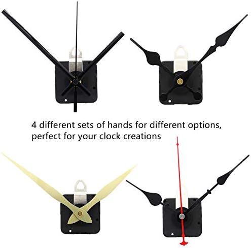 Adjustable quartz wall clock movement repair kit 13mm pressurized
