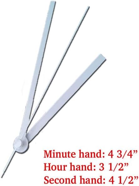 Dhorcas 04 316 Threaded Motor White 5 Hands Precision Clock Movement